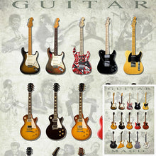 Last inn bildet i Galleri-visningsprogrammet, Guitars Musical Instrument Canvas Print Painting Musical Instrument Studio Wall Art Decorative Poster Room Home Decor (No Frame)