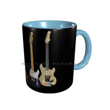Last inn bildet i Galleri-visningsprogrammet, Guitars Ceramic Mugs Coffee Cups Milk Tea Mug Guitar Music Telecaster G Amd L Rampage Jerry Cantrell Alice In Chains C F