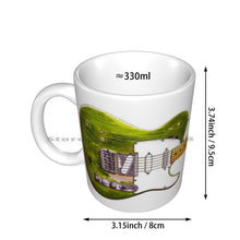 Last inn bildet i Galleri-visningsprogrammet, Francis Guitar Ceramic Mugs Coffee Cups Milk Tea Mug Status Quo Francis Creative Trending Vintage Gift Bottle Cup