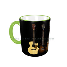 Last inn bildet i Galleri-visningsprogrammet, Guitars Ceramic Mugs Coffee Cups Milk Tea Mug Guitar Music Telecaster G Amd L Rampage Jerry Cantrell Alice In Chains C F
