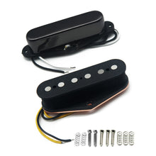 Last inn bildet i Galleri-visningsprogrammet, FLEOR Set of Neck+Bridge Alnico 5 Electric Guitar Pickup Single Coil TL Guitar Parts,Chrome/Golden/Black Choose