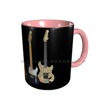 Last inn bildet i Galleri-visningsprogrammet, Guitars Ceramic Mugs Coffee Cups Milk Tea Mug Guitar Music Telecaster G Amd L Rampage Jerry Cantrell Alice In Chains C F