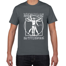 Last inn bildet i Galleri-visningsprogrammet, Da Vinci guitar funny T-Shirt men Vitruvian Man rock band Vintage Graphic Music Novelty streetwear t shirt men homme men clothes