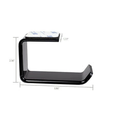 Last inn bildet i Galleri-visningsprogrammet, Sticky Acrylic Headphone Bracket Sticker Wall Mounted Headset Holder Stand Under Desk Hanger Hook Earphones Display Stand Holder