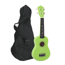 Last inn bildet i Galleri-visningsprogrammet, 21 Inch Wood Soprano Ukulele Guitar Multi Color 4 Strings Ukulele Bass Guitar With Bag For Beginner Kids Gift Musical Instrument