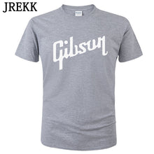 Last inn bildet i Galleri-visningsprogrammet, 2018 Summer New Gibson T Shirt Men Cotton O-Neck T-Shirt Male Short Sleeve Tshirt Hip Hop Homme Tee Tops Camisetas Hombre C36