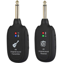 Last inn bildet i Galleri-visningsprogrammet, Guitar Wireless System Transmitter Receiver Built-In Rechargeable Wireless Guitar Transmitter Guitar Transmitter Accessory