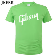 Last inn bildet i Galleri-visningsprogrammet, 2018 Summer New Gibson T Shirt Men Cotton O-Neck T-Shirt Male Short Sleeve Tshirt Hip Hop Homme Tee Tops Camisetas Hombre C36