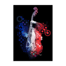 Last inn bildet i Galleri-visningsprogrammet, Water and Fire Music Note Canvas Painting Abstract Wall Art Posters and Prints Creativity Canvas Pictures for Living Room Decor