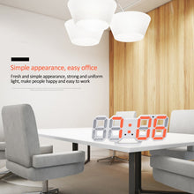 Last inn bildet i Galleri-visningsprogrammet, Digital Wall Clock 3D LED Alarm Clock Electronic Desk Clocks with Large Temperature 12/24 Hour Display