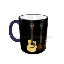 Last inn bildet i Galleri-visningsprogrammet, Guitars Ceramic Mugs Coffee Cups Milk Tea Mug Guitar Music Telecaster G Amd L Rampage Jerry Cantrell Alice In Chains C F