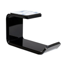 Last inn bildet i Galleri-visningsprogrammet, Sticky Acrylic Headphone Bracket Sticker Wall Mounted Headset Holder Stand Under Desk Hanger Hook Earphones Display Stand Holder