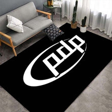 Last inn bildet i Galleri-visningsprogrammet, Drum Carpet For Living Room Drum kit Music instrument Large Area Rug Black Soft Carpet Home Decoration Bathmat Dropshipping