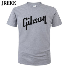 Last inn bildet i Galleri-visningsprogrammet, 2018 Summer New Gibson T Shirt Men Cotton O-Neck T-Shirt Male Short Sleeve Tshirt Hip Hop Homme Tee Tops Camisetas Hombre C36