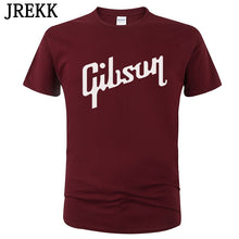 Last inn bildet i Galleri-visningsprogrammet, 2018 Summer New Gibson T Shirt Men Cotton O-Neck T-Shirt Male Short Sleeve Tshirt Hip Hop Homme Tee Tops Camisetas Hombre C36