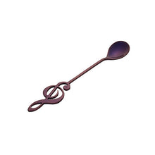 Last inn bildet i Galleri-visningsprogrammet, 304 Stainless Steel Spoon Musical Notes Coffee Spoon Stirring Spoon Mug Spoon Music Bar Ice Cream Creative Cutlery Tableware