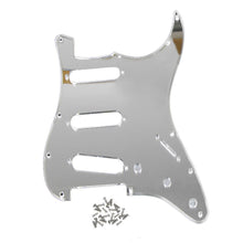 Last inn bildet i Galleri-visningsprogrammet, FLEOR 1PC Mirror Guitar Pickguard 11 Holes ST SSS Guitar Scratch Plate & Pickguard Screws for FD ST