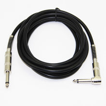 Last inn bildet i Galleri-visningsprogrammet, Bochara 1/4'' Jack 90degree 6.5mm to 6.5mm Audio Mono Cable Male to Male For Electric Guitar Mixer Amplifier 1.8m 3m 5m 10m