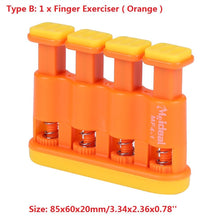 Last inn bildet i Galleri-visningsprogrammet, Guitar Finger Trainer Strengthener Training Device Piano Hand Grip Practice Musical Instrument Guitar Accessories Black