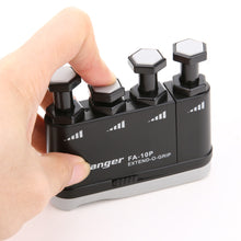 Last inn bildet i Galleri-visningsprogrammet, Guitar Finger Trainer Strengthener Training Device Piano Hand Grip Practice Musical Instrument Guitar Accessories Black
