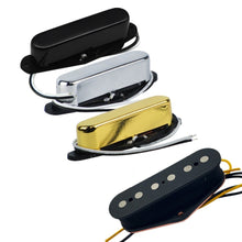 Last inn bildet i Galleri-visningsprogrammet, FLEOR Set of Neck+Bridge Alnico 5 Electric Guitar Pickup Single Coil TL Guitar Parts,Chrome/Golden/Black Choose