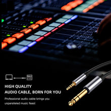 Last inn bildet i Galleri-visningsprogrammet, 3.5mm Jack Audio Cable 6.5mm Male to 3.5 Male Audio Adapter Headset Connector Microphone Guitar Extension Cable 3.5mm Converter