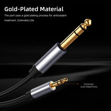 Last inn bildet i Galleri-visningsprogrammet, 3.5mm Jack Audio Cable 6.5mm Male to 3.5 Male Audio Adapter Headset Connector Microphone Guitar Extension Cable 3.5mm Converter