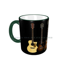 Last inn bildet i Galleri-visningsprogrammet, Guitars Ceramic Mugs Coffee Cups Milk Tea Mug Guitar Music Telecaster G Amd L Rampage Jerry Cantrell Alice In Chains C F