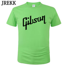 Last inn bildet i Galleri-visningsprogrammet, 2018 Summer New Gibson T Shirt Men Cotton O-Neck T-Shirt Male Short Sleeve Tshirt Hip Hop Homme Tee Tops Camisetas Hombre C36
