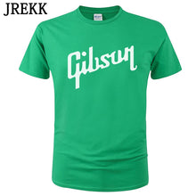 Last inn bildet i Galleri-visningsprogrammet, 2018 Summer New Gibson T Shirt Men Cotton O-Neck T-Shirt Male Short Sleeve Tshirt Hip Hop Homme Tee Tops Camisetas Hombre C36