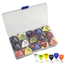 Last inn bildet i Galleri-visningsprogrammet, Electric Guitar Picks 50 Pcs Acoustic Music Picks Plectrum 0.58/0.71/0.81/0.96/1.20/1.50mm Thickness Guitar Accessories