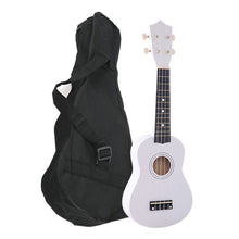 Last inn bildet i Galleri-visningsprogrammet, 21 Inch Wood Soprano Ukulele Guitar Multi Color 4 Strings Ukulele Bass Guitar With Bag For Beginner Kids Gift Musical Instrument