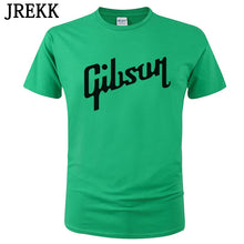 Last inn bildet i Galleri-visningsprogrammet, 2018 Summer New Gibson T Shirt Men Cotton O-Neck T-Shirt Male Short Sleeve Tshirt Hip Hop Homme Tee Tops Camisetas Hombre C36