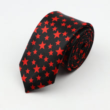 Last inn bildet i Galleri-visningsprogrammet, Classic Fashion Men's Skinny Tie Colorful Musical Notes Printed Piano Guitar Polyester 5cm Width Necktie Party Gift Accessory