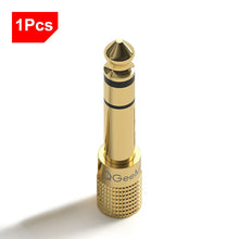 Last inn bildet i Galleri-visningsprogrammet, QGeeM Jack 6.5 6.35mm Male Plug to 3.5mm Female Connector Headphone Amplifier Audio Adapter Microphone AUX 6.3 3.5 mm Converter