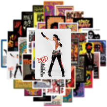 Last inn bildet i Galleri-visningsprogrammet, 10/30/50PCS Rock Music Graffiti Sticker for Toys Luggage Laptop IPad Gift Guitar Motorcycle Mug Waterproof Sticker Wholesale
