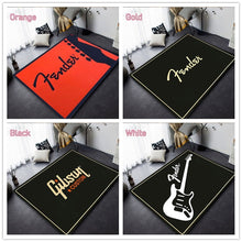 Last inn bildet i Galleri-visningsprogrammet, Fender Gibson Music Rug for living Room Drum kit Guitar Carpet Large Area Rug Decorative Floor Rug Tama Carpet Gift Bathmat