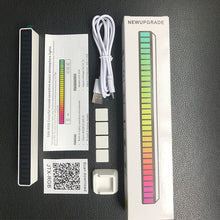 Last inn bildet i Galleri-visningsprogrammet, LED Light Bar Ambient RGB Sound Control App Control Pickup Voiceactivated Rhythm Lights Color Ambient Car Party Lamps of Music