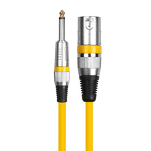 Last inn bildet i Galleri-visningsprogrammet, DREMAKE Mic Cord Jack 6.35mm 6.5mm Male to XLR Male 6.3mm 1/4'' to XLR Microphone Audio Cable for Speaker Guitar Amplifier AMP