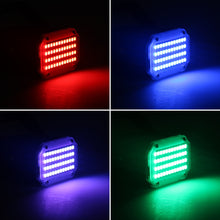 Last inn bildet i Galleri-visningsprogrammet, ALIEN 48 LED RGB UV White Strobe Lights Disco DJ Party Holiday Christmas Music Club Sound Activated Flash Stage Lighting Effect