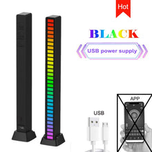 Last inn bildet i Galleri-visningsprogrammet, LED Light Bar Ambient RGB Sound Control App Control Pickup Voiceactivated Rhythm Lights Color Ambient Car Party Lamps of Music