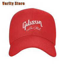 Last inn bildet i Galleri-visningsprogrammet, OOworld Gibson Since 1894 McCarty Les Paul Guitar Denim Cap for Women Baseball Cap for Men Unisex Cowboy Cap Hiphop Cap Sun Hat