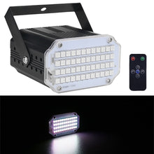 Last inn bildet i Galleri-visningsprogrammet, ALIEN 48 LED RGB UV White Strobe Lights Disco DJ Party Holiday Christmas Music Club Sound Activated Flash Stage Lighting Effect