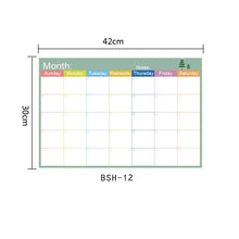 Last inn bildet i Galleri-visningsprogrammet, A5 Magnetic Whiteboard Fridge Magnets Dry Wipe White Board Marker Writing Record Message Board Remind Memo Pad Kid Gift Kitchen