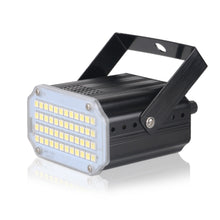 Last inn bildet i Galleri-visningsprogrammet, ALIEN 48 LED RGB UV White Strobe Lights Disco DJ Party Holiday Christmas Music Club Sound Activated Flash Stage Lighting Effect