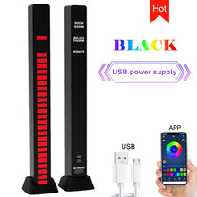 Last inn bildet i Galleri-visningsprogrammet, LED Light Bar Ambient RGB Sound Control App Control Pickup Voiceactivated Rhythm Lights Color Ambient Car Party Lamps of Music