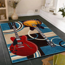 Last inn bildet i Galleri-visningsprogrammet, Music Is The Voice Of The Soul Guitar Room Bedroom Floor Mat Carpet rugs and carpets for home living room
