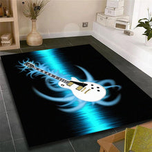 Last inn bildet i Galleri-visningsprogrammet, Music Is The Voice Of The Soul Guitar Room Bedroom Floor Mat Carpet rugs and carpets for home living room