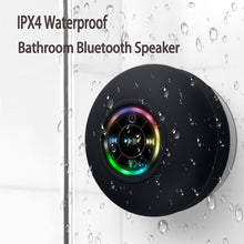 Last inn bildet i Galleri-visningsprogrammet, Mini Bluetooth Speaker Waterproof Bathroom Audio Wireless Shower Speakers RGB Light for Phone Soundbar Hand Free Car Loudspeaker