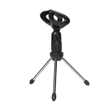 Last inn bildet i Galleri-visningsprogrammet, Microphone Stand Short Tripod Microphone Shock-Proof Mini Holder Music Stand
